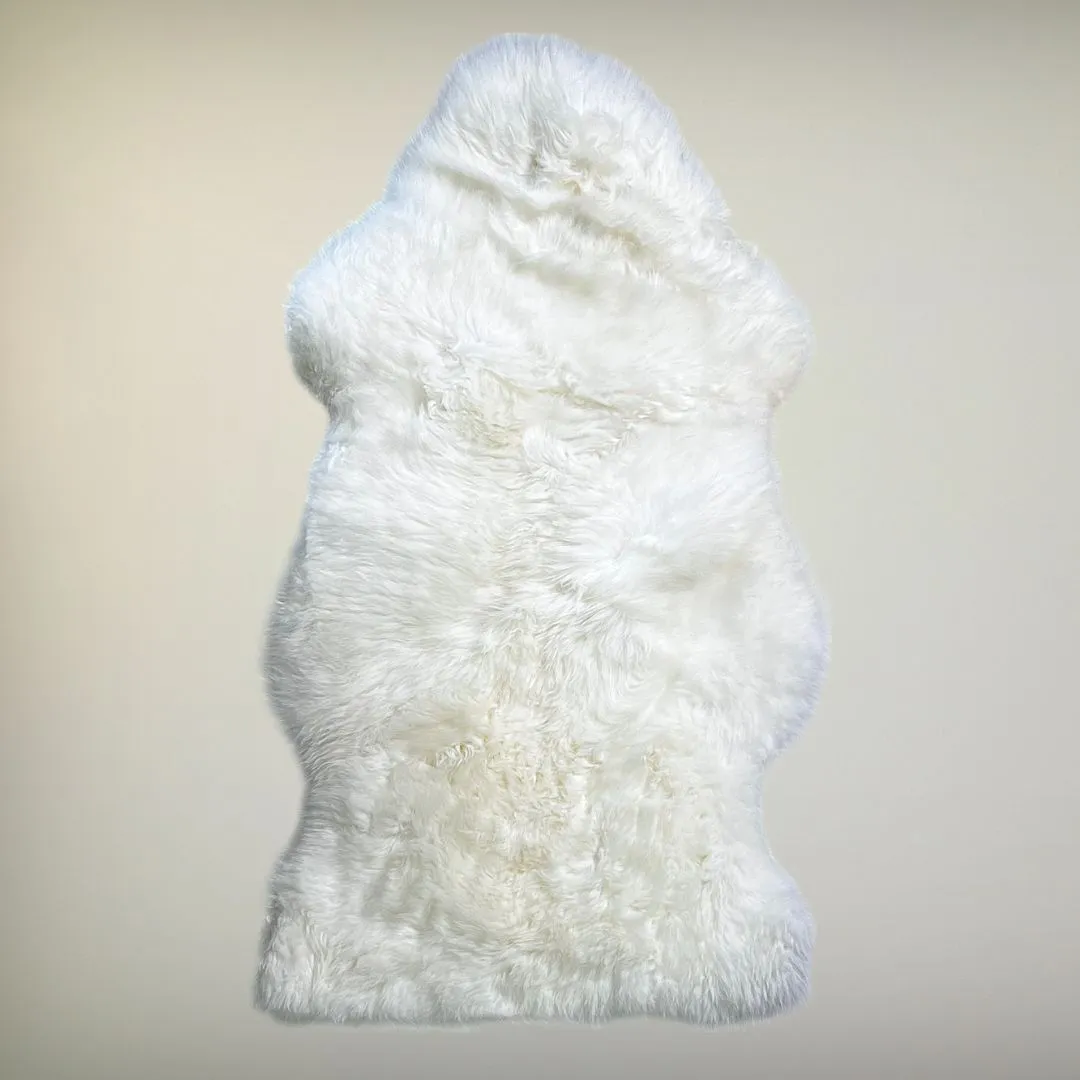 1 Pelt Genuine Sheepskin Rug 2x3 ft