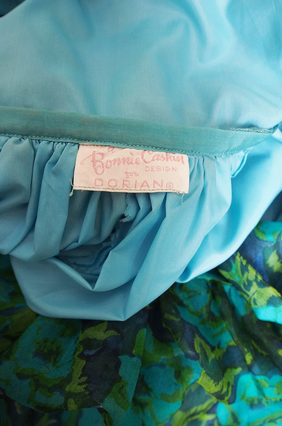 1960s Bonnie Cashin for Dorian Silk Chiffon Gown