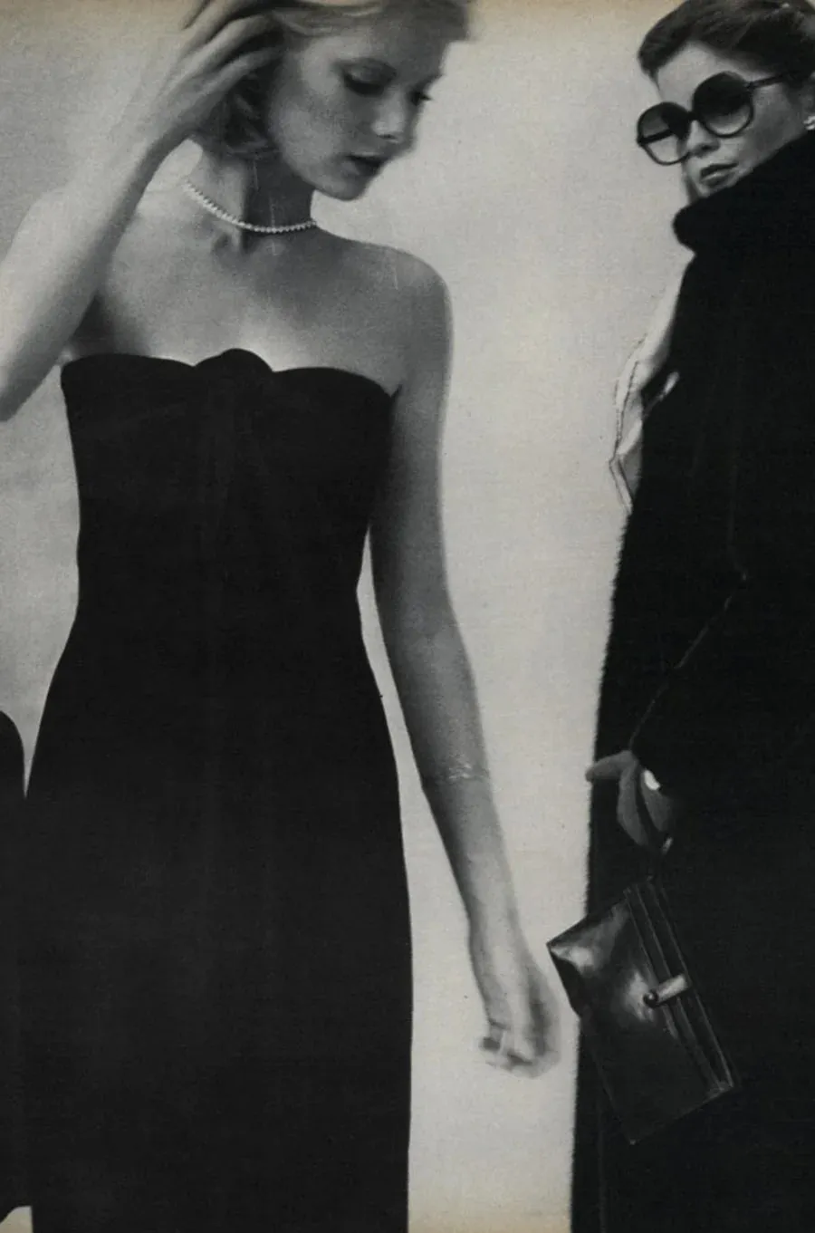 1976 Halston Strapless Iconic Front Tie Bias Cut Dress in White Jersey