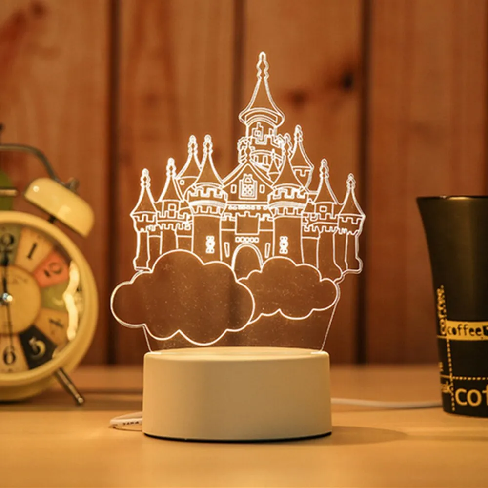 3D LED Novelty USB Night Light Lamp