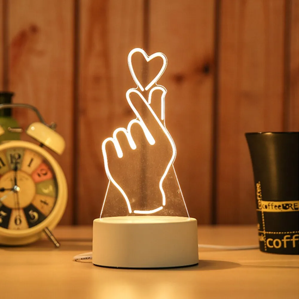 3D LED Novelty USB Night Light Lamp