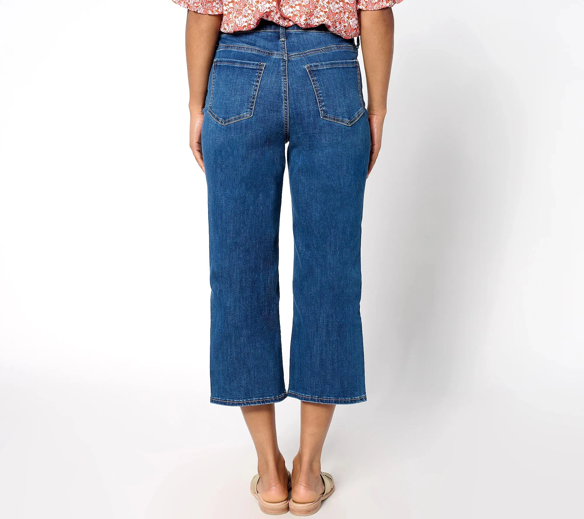 4R A645151 NYDJ High Rise Joni Capri in Cool Embrace - Rockford