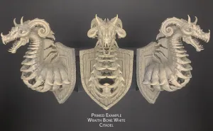 #5 Rothin The Quiet Dracolitch Dragon Bust 3D Printed Miniature Primed Wholesale