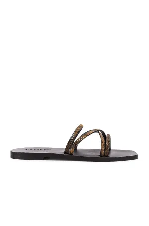 A.EMERY Riley Sandal - Caramel Snake