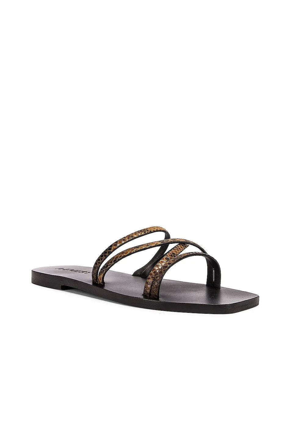 A.EMERY Riley Sandal - Caramel Snake