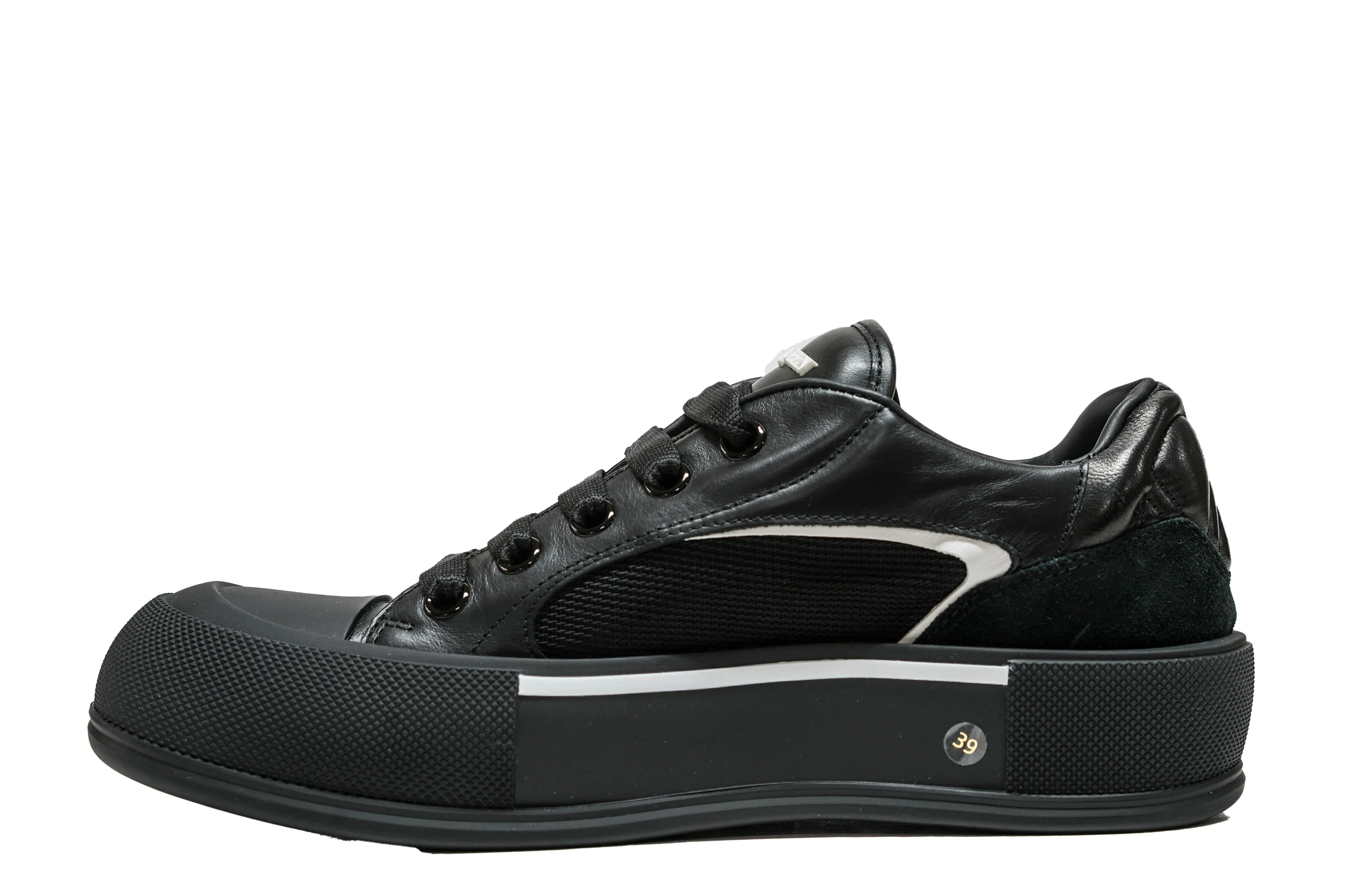 Alexander McQueen Women's Black Mesh Sneaker 781556