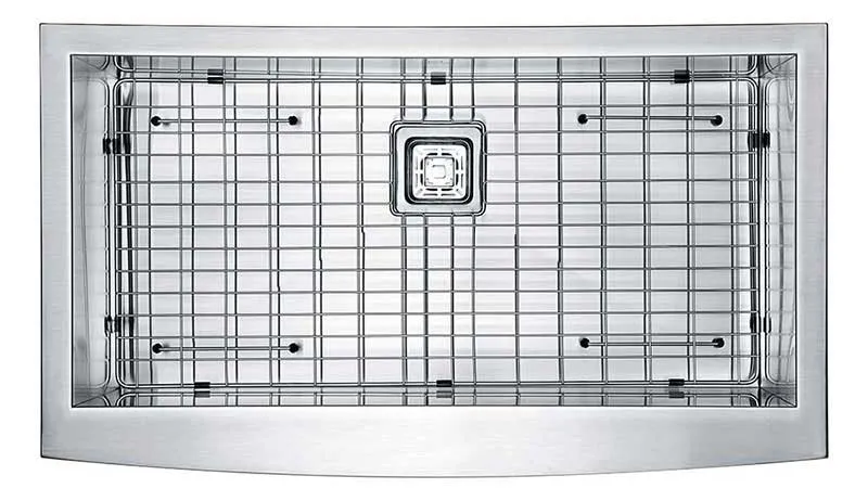Anzzi ELYSIAN Series 36 in. Farm House Single Basin Handmade Stainless Steel Kitchen Sink