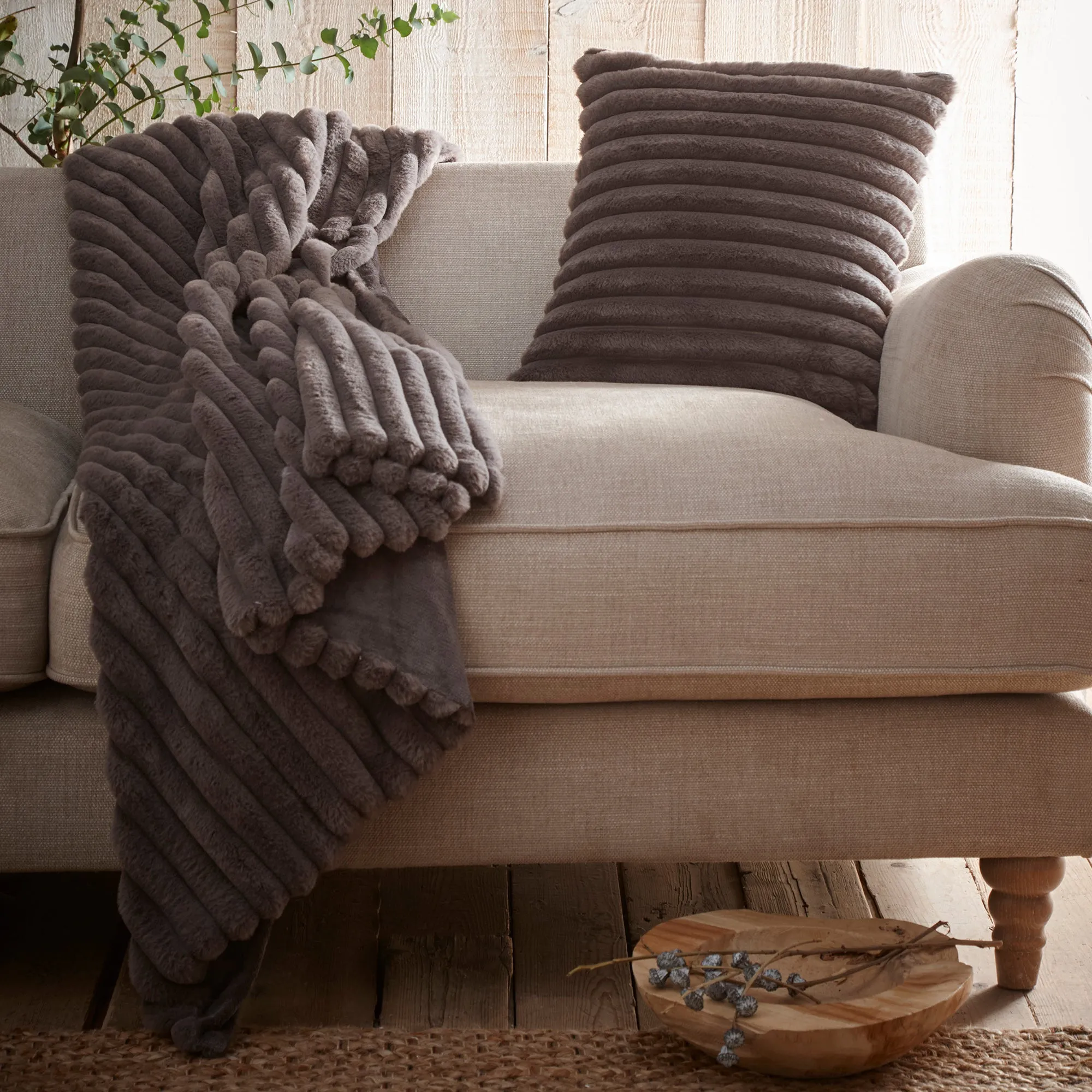 Appletree Hygge Morritz Cushion - Charcoal