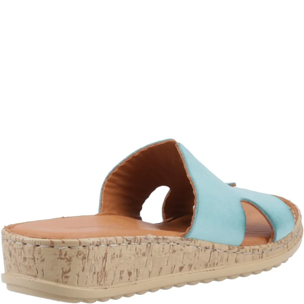 Aqua Eloise Mule Sandals