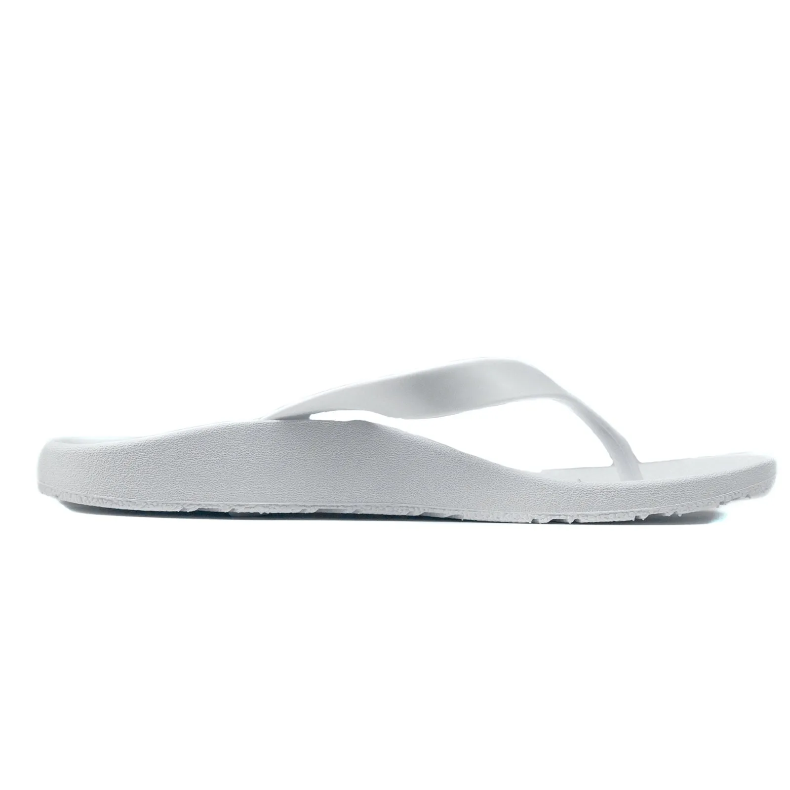 ARCHLINE Flip Flops Orthotic Thongs Arch Support Shoes Footwear - White/White - EUR 44