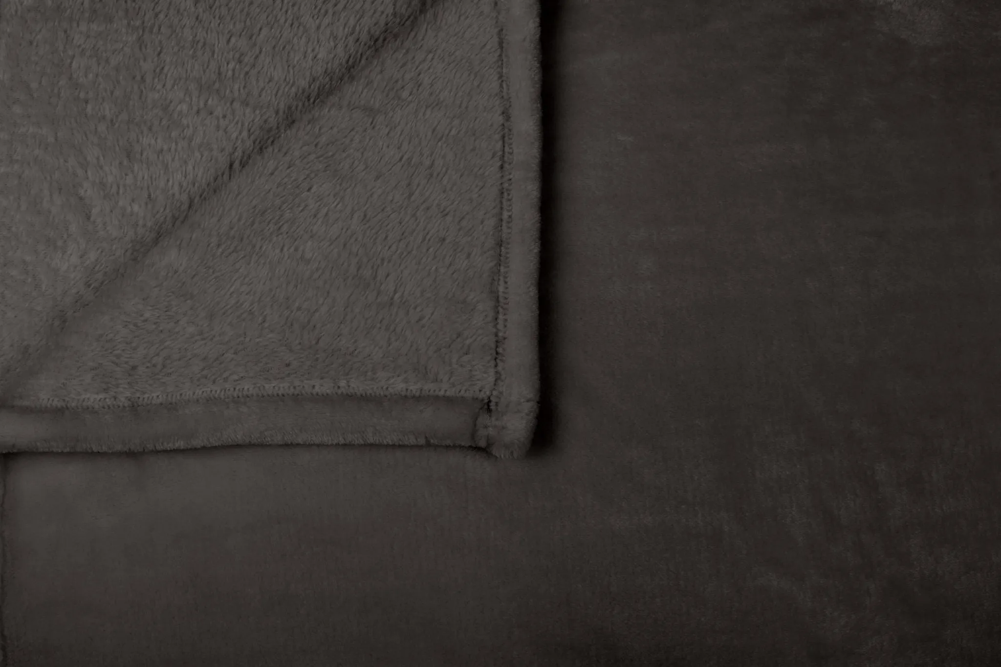 ARDOR BOUDOIR "Lucia" LUXURY PLUSH VELVET BLANKET - CHARCOAL