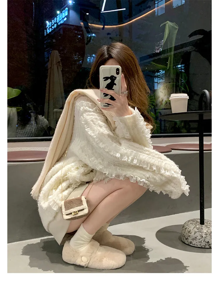 Autumn and Winter Cute Velvet Warm Furry Shoes Round Toe Women's Shoes