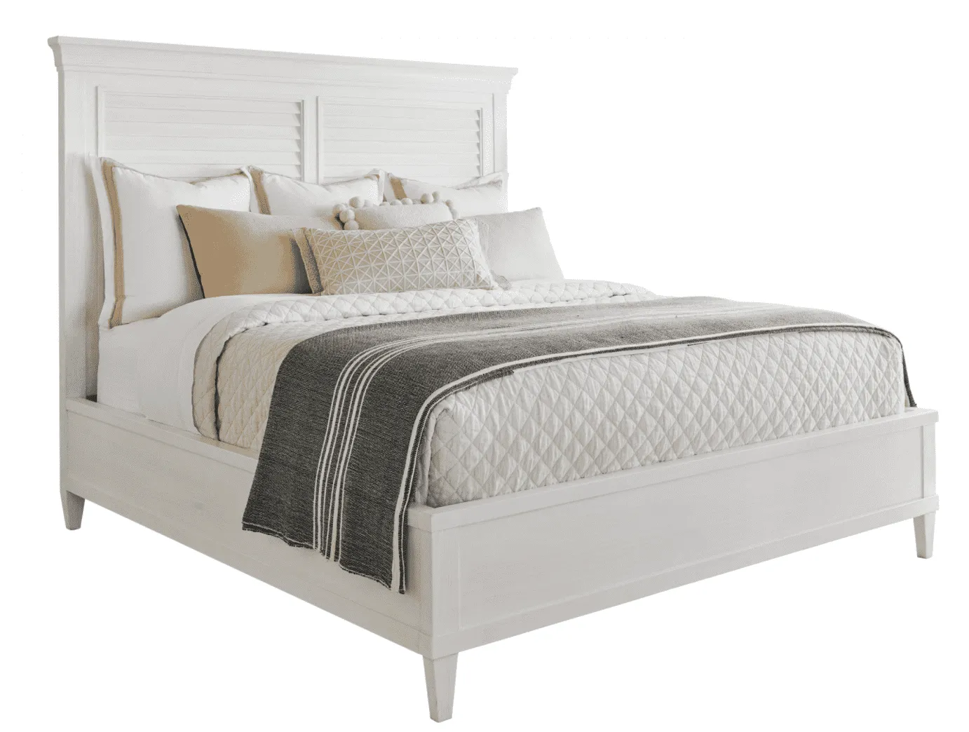 Balboa Isle Queen Louvered Bed
