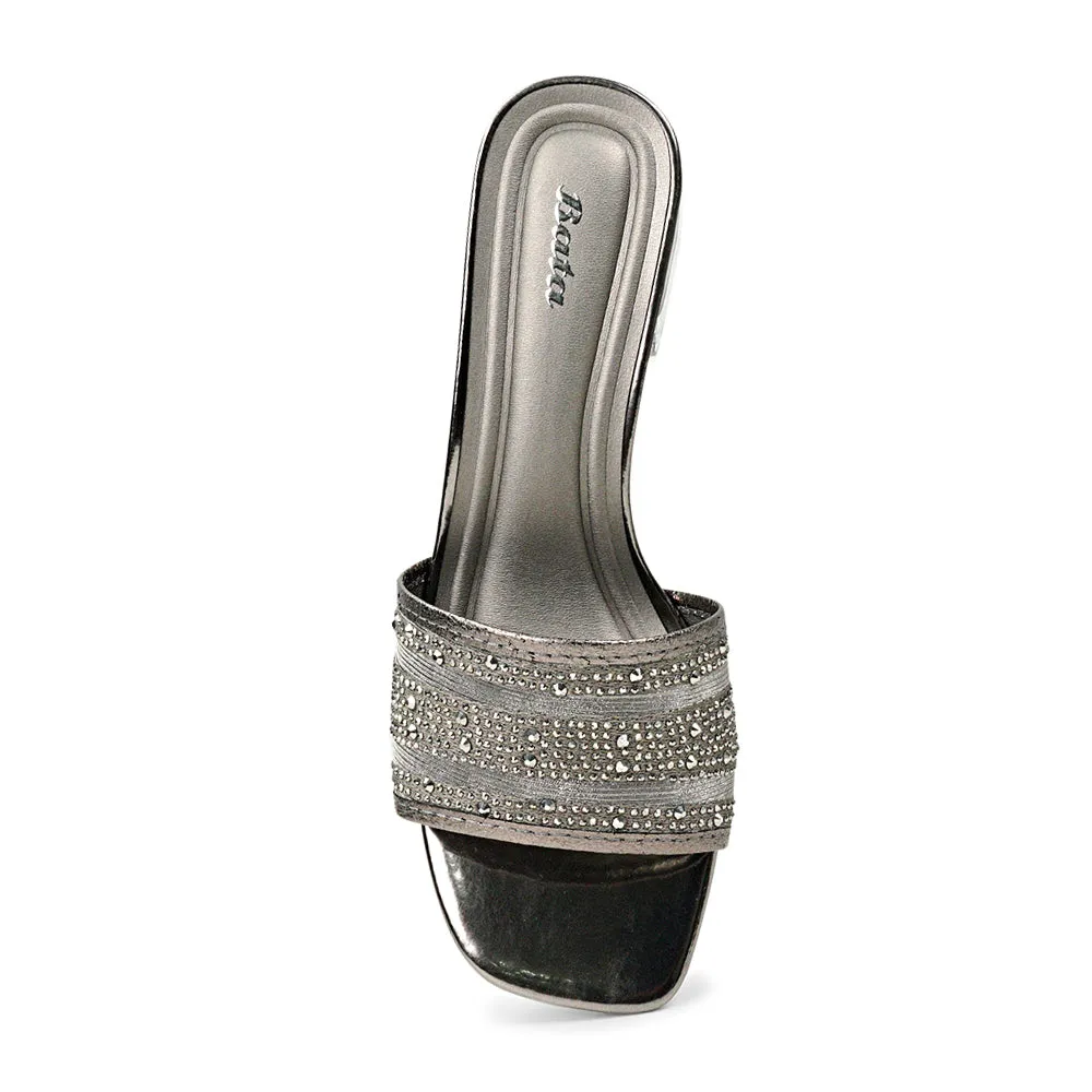 BATA (WOMEN) YASMIN LADIES SANDALS MID HEEL SLIP ON