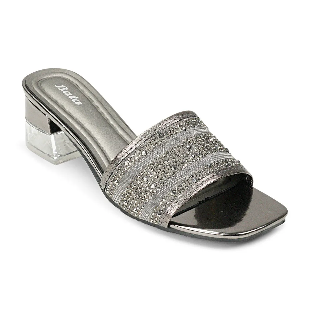 BATA (WOMEN) YASMIN LADIES SANDALS MID HEEL SLIP ON