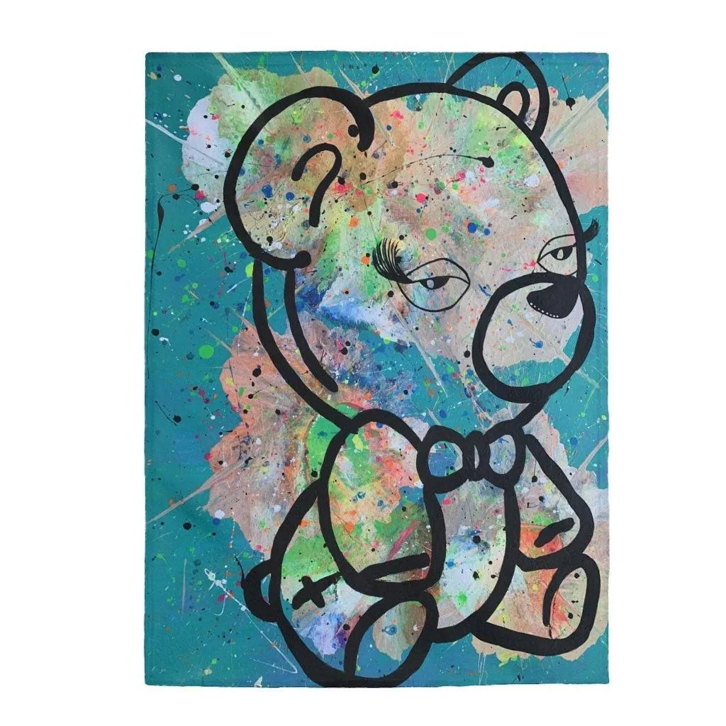 Beary Tiyad Velveteen Plush Blanket