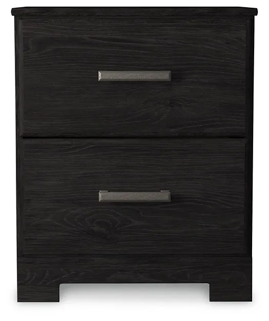 Belachime Queen Panel Bed with Mirrored Dresser and 2 Nightstands