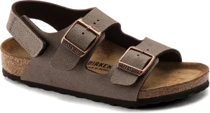 Birkenstock Milano Velcro Kids Mocha Birko Flor