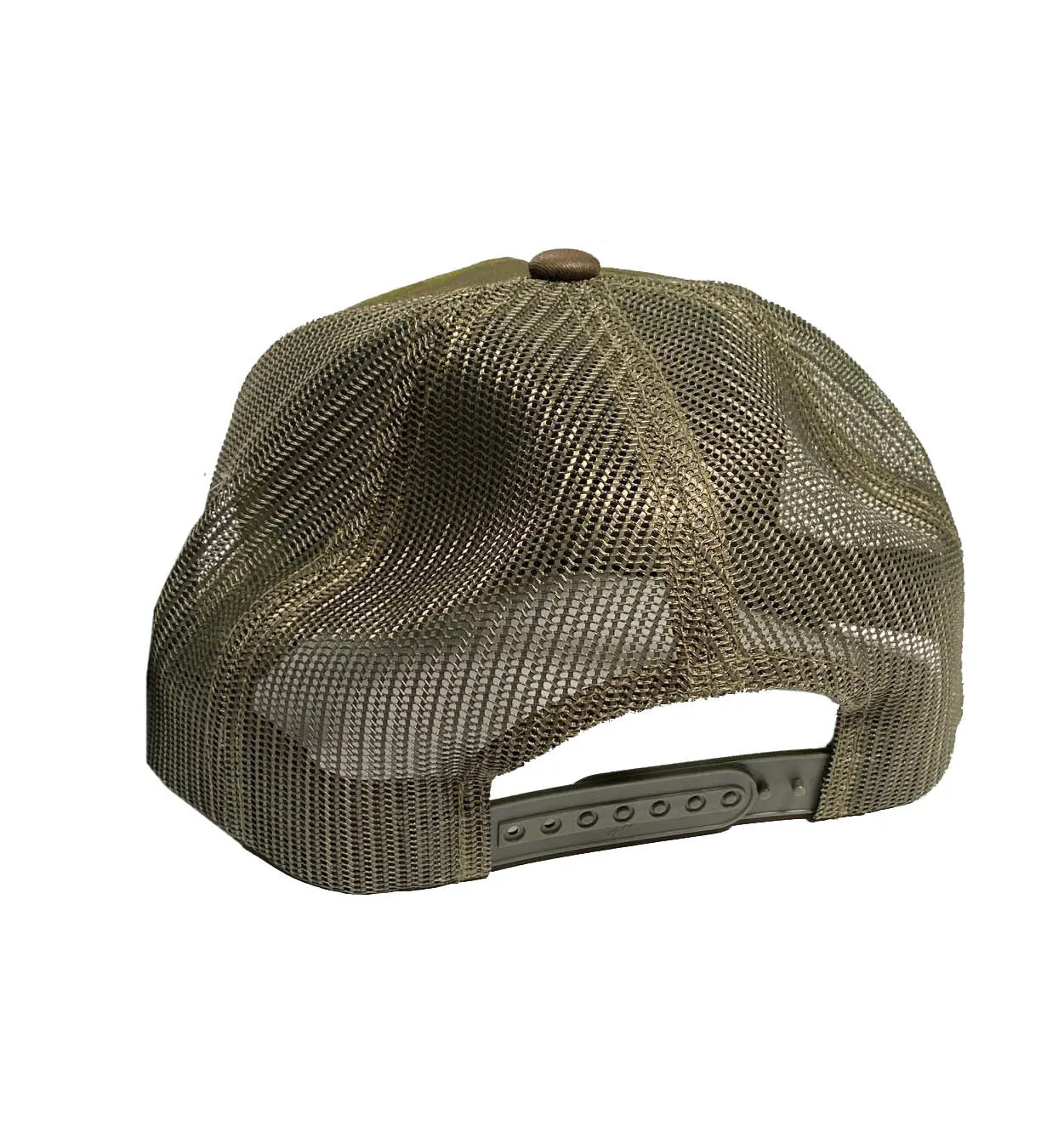 Black Plague Camo Mesh Hat - Army Green