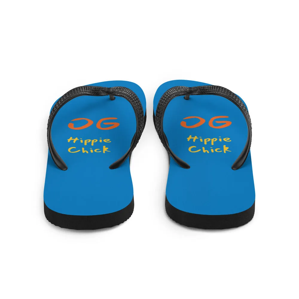 Blue Flip-Flops