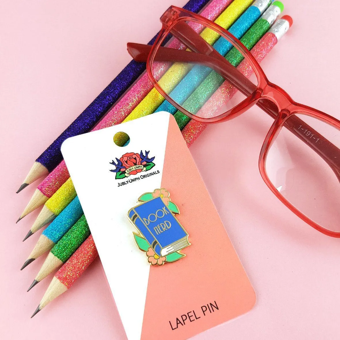 Book Nerd Lapel Pin