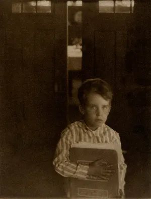 Boy with Camera Work