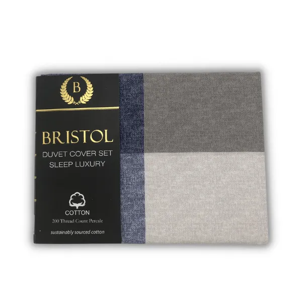 Bristol Loft Check Duvet Cover Set
