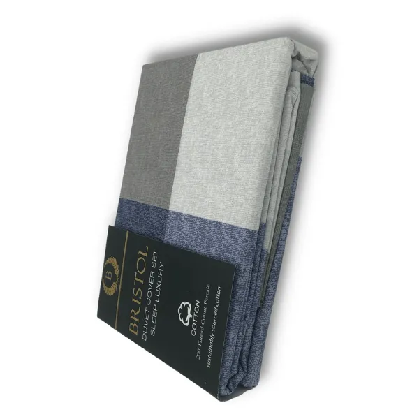 Bristol Loft Check Duvet Cover Set