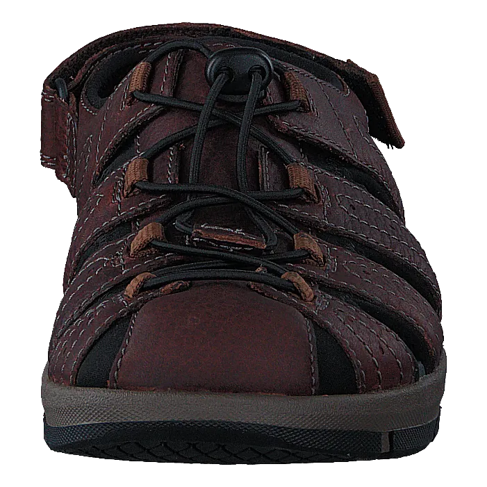 Brixby Cove Dark Brown Lea