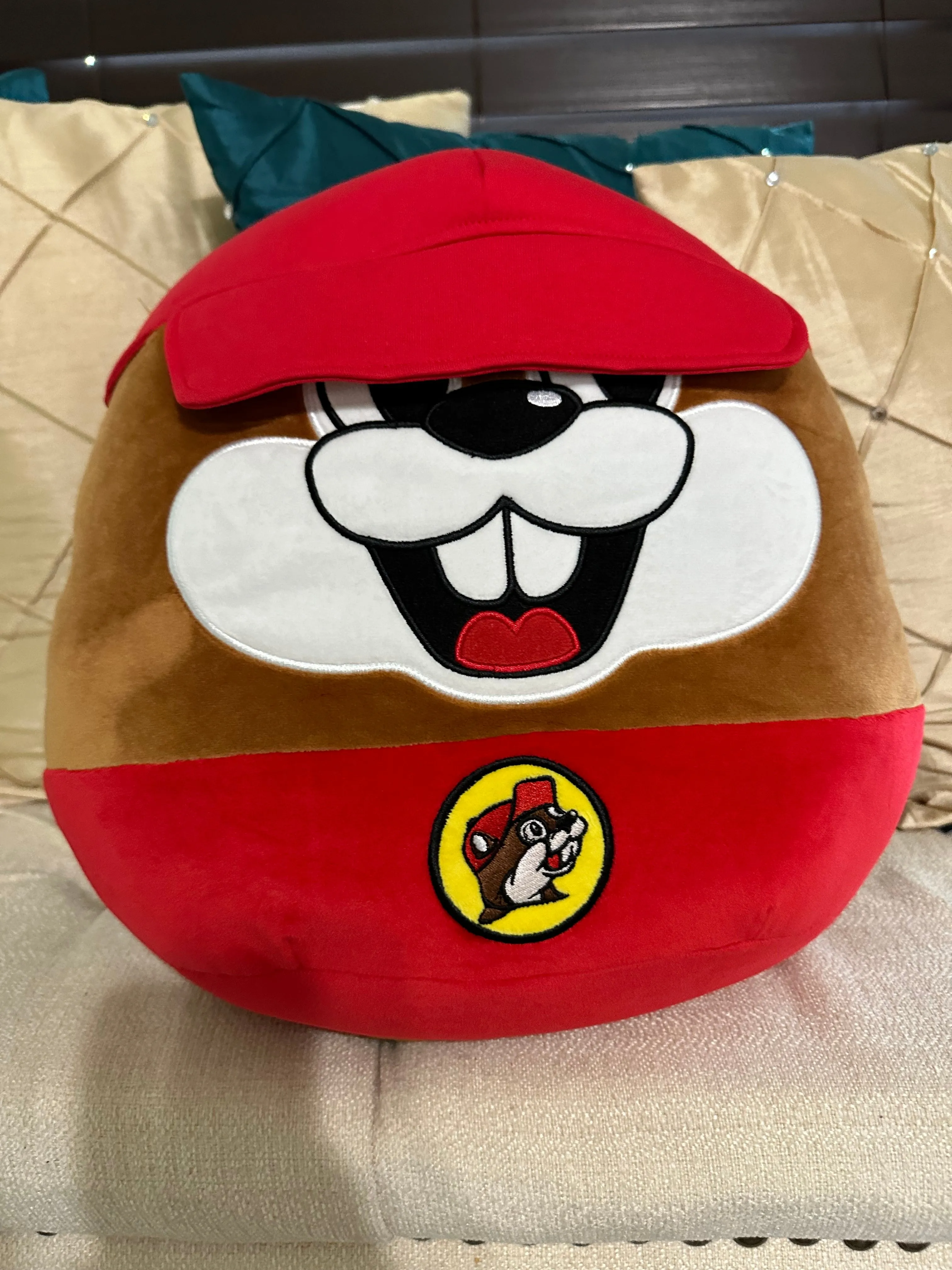 Bucees Pillow Home Decor Collectible Plush Cuddle And Soft Squishy Buc-ee’s