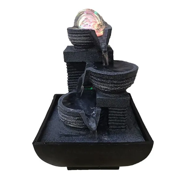 Buddha Fountain with LED Crystal Ball