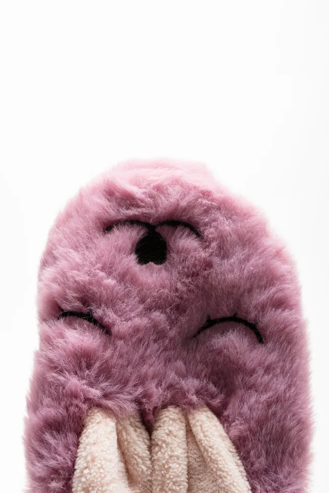 Bunny Slippers Pink