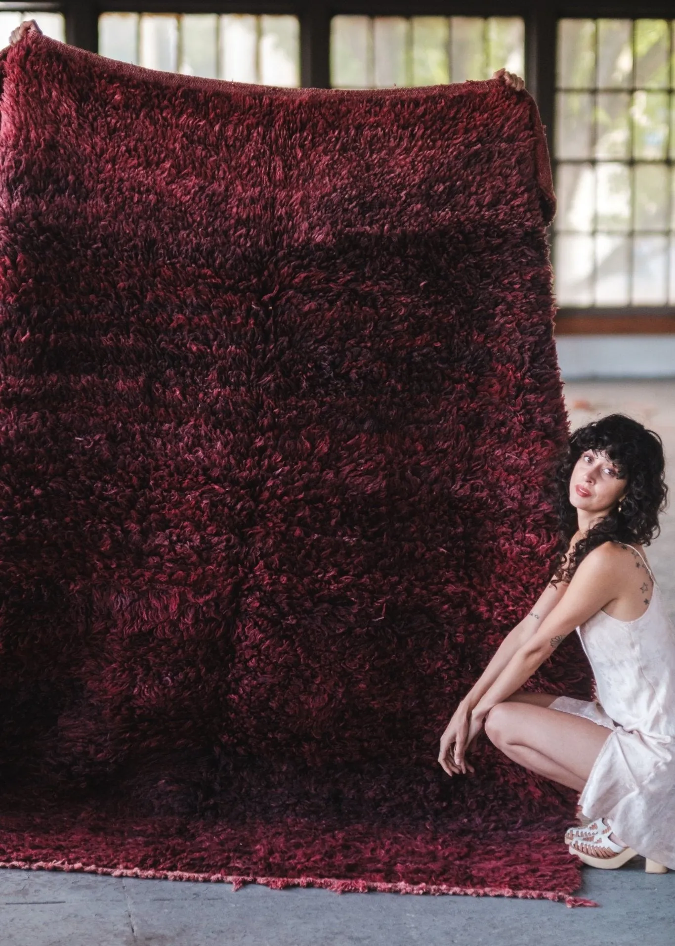 Burgundy Bby Area Rug