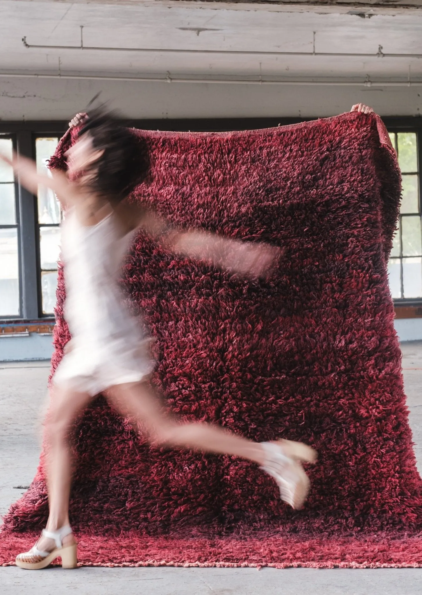 Burgundy Bby Area Rug