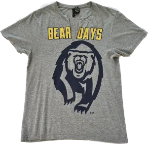 Cal 'Bear Days' V-Neck Graphic Tee - Grey