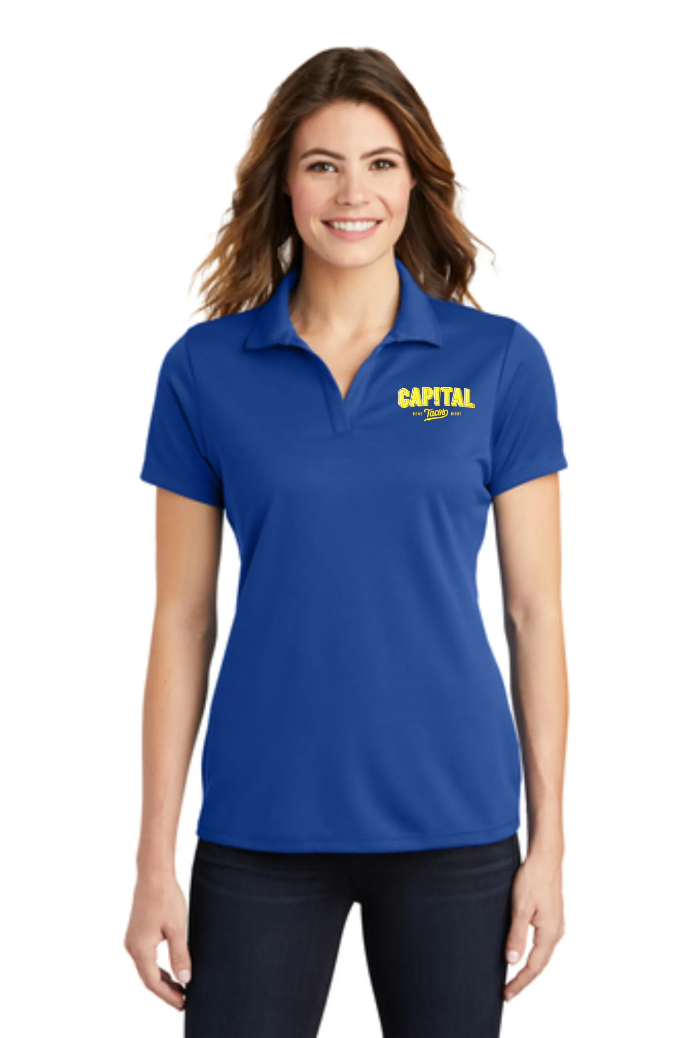 Capital Tacos Ladies Sport-Tek Performance Polo