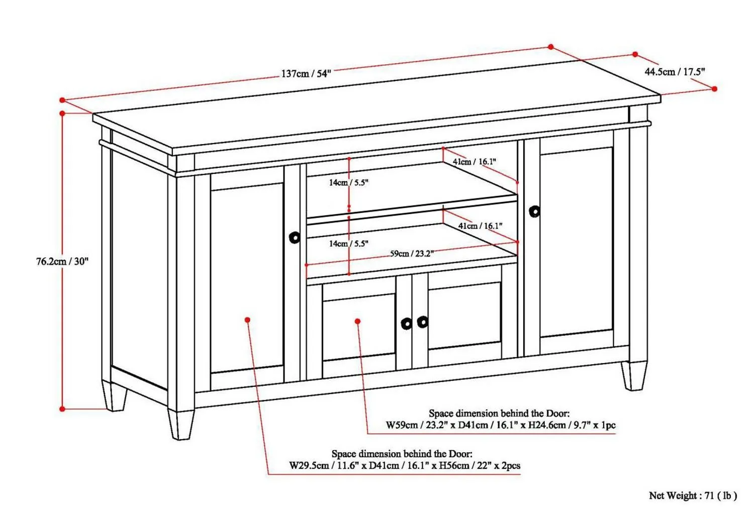 Carlton TV Stand