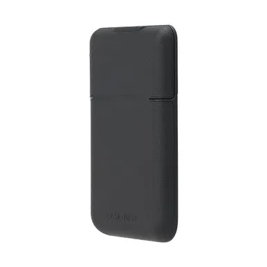 Case-Mate Magnetic Leather Flip Wallet Case - For MagSafe - Black