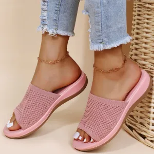 Chesca Bliss™ | Orthopedic Slippers | Comfortable Support, Breathable Fabric, Non-Slip Sole