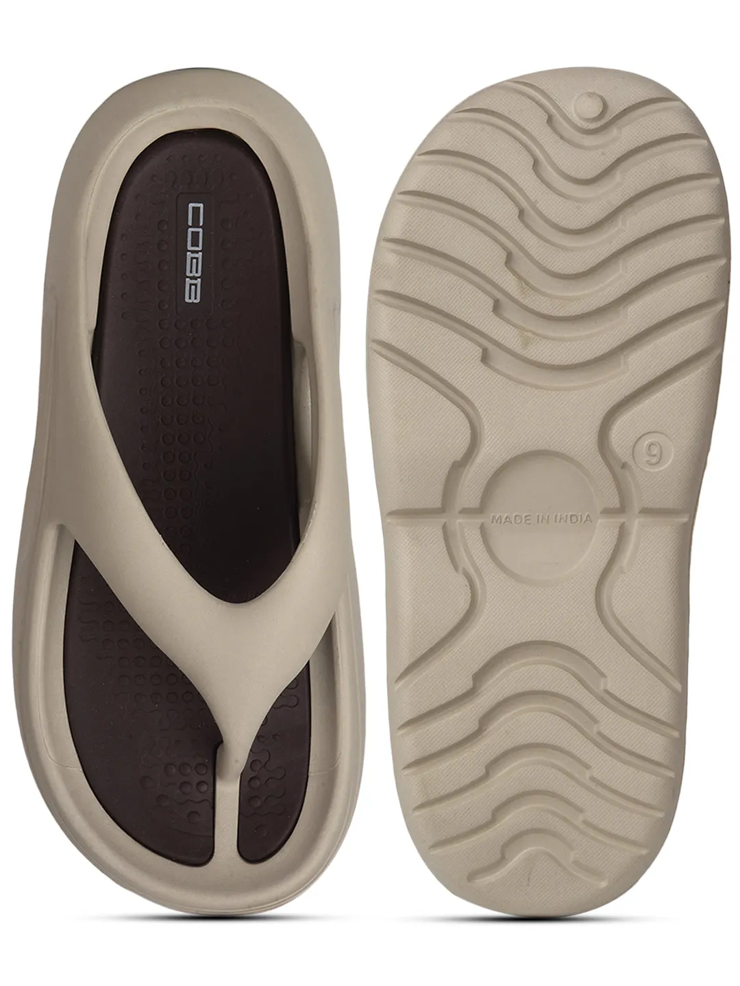 COBB MEN'S BEIGE FLIP-FLOP