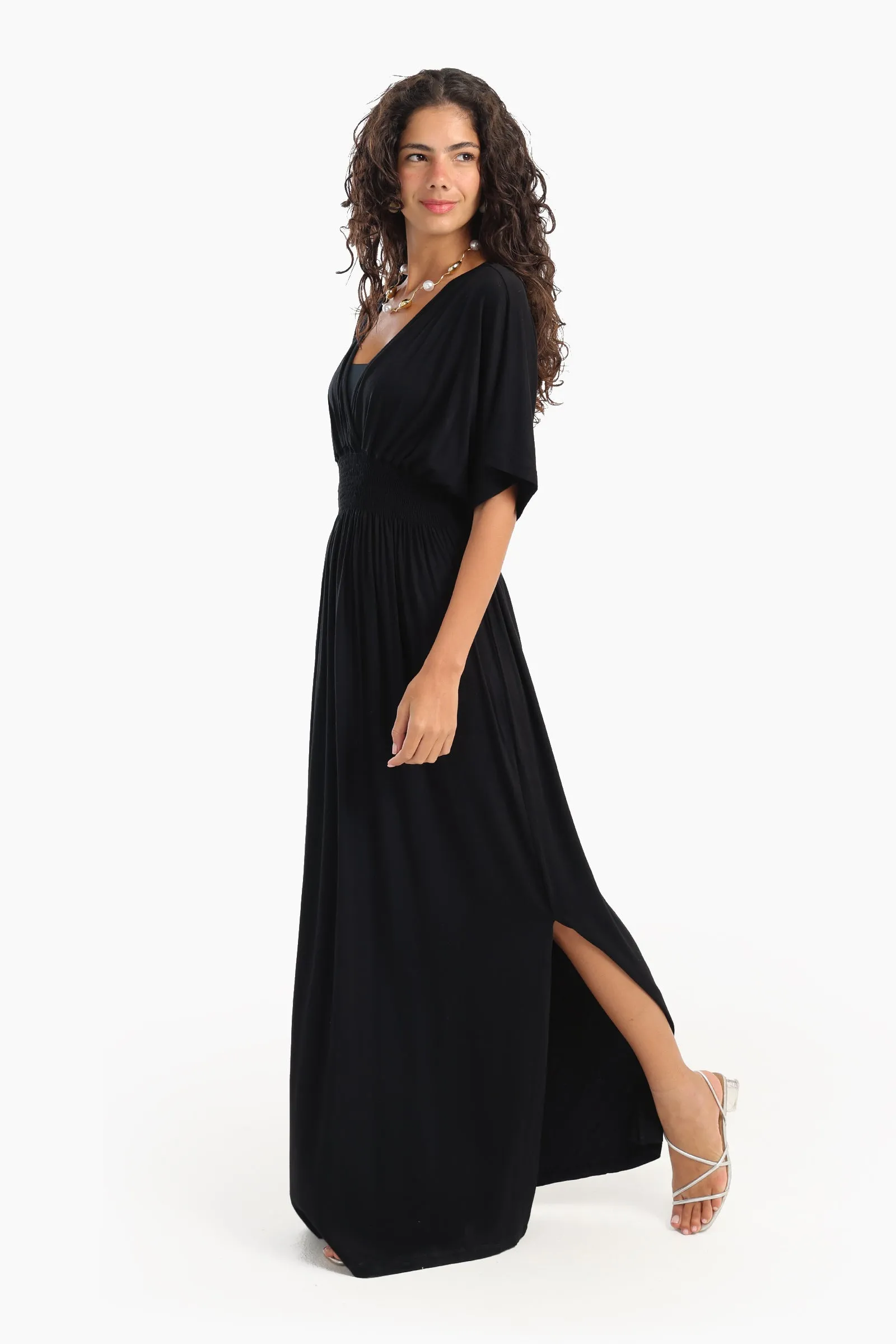 Comfy Nightgown With Side Slits