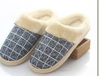 cotton slippers lovers household slippers to keep warm shoes