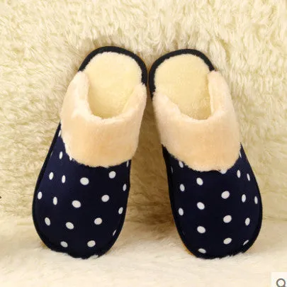 cotton slippers lovers household slippers to keep warm shoes