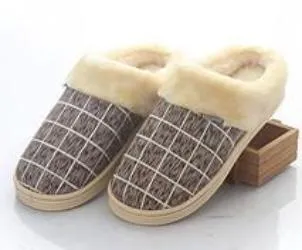 cotton slippers lovers household slippers to keep warm shoes