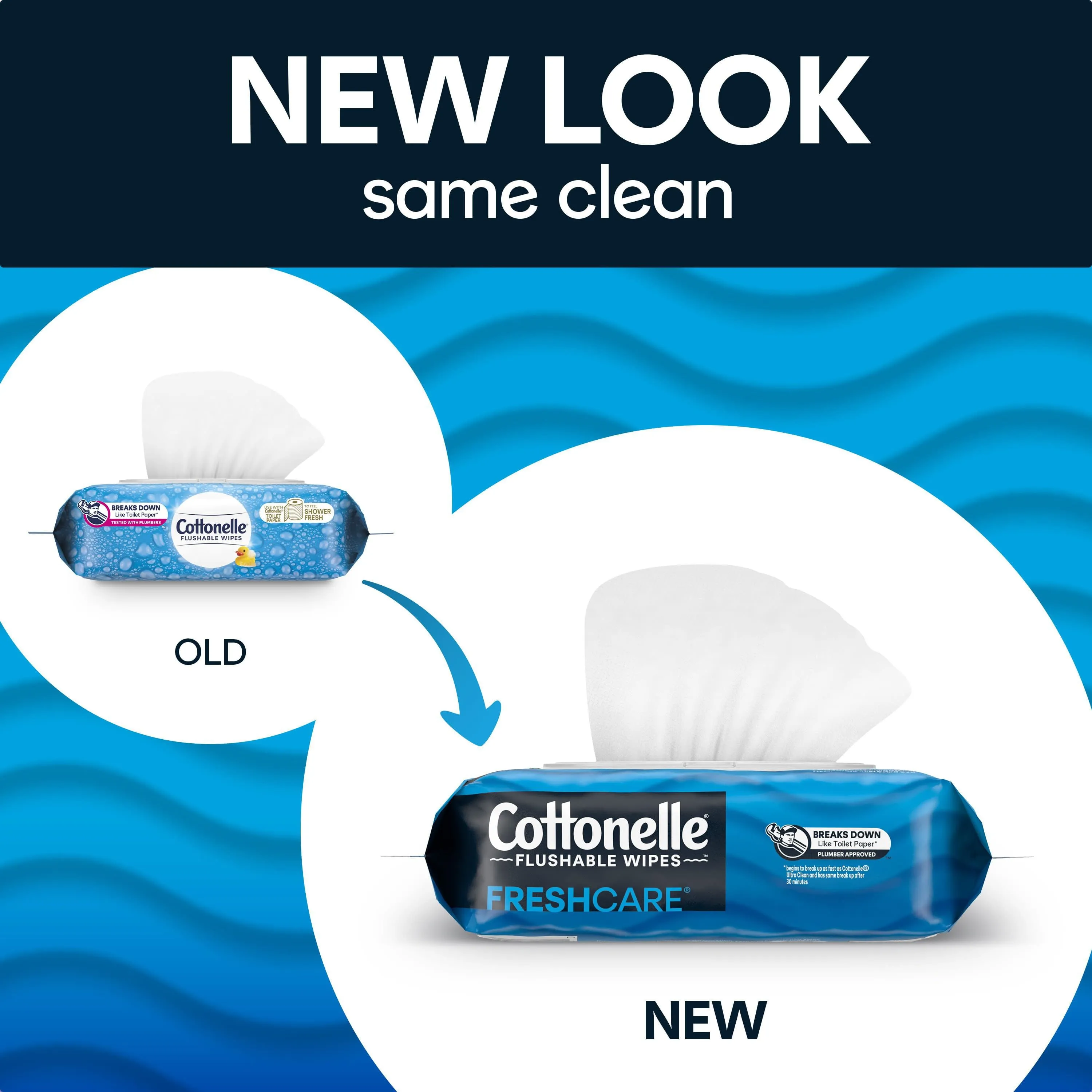 Cottonelle Flushable Wet Wipes - 10 Flip-Top Packs, 420 Total Flushable Wipes