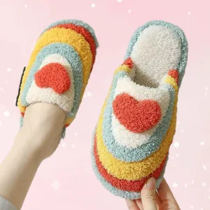 Cozy Cloud Rainbow Slippers