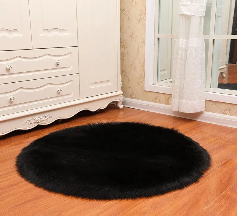 Cozy Faux Sheepskin Rug - White
