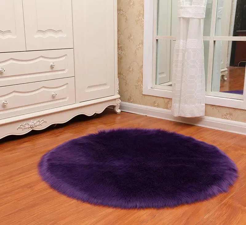 Cozy Faux Sheepskin Rug - White