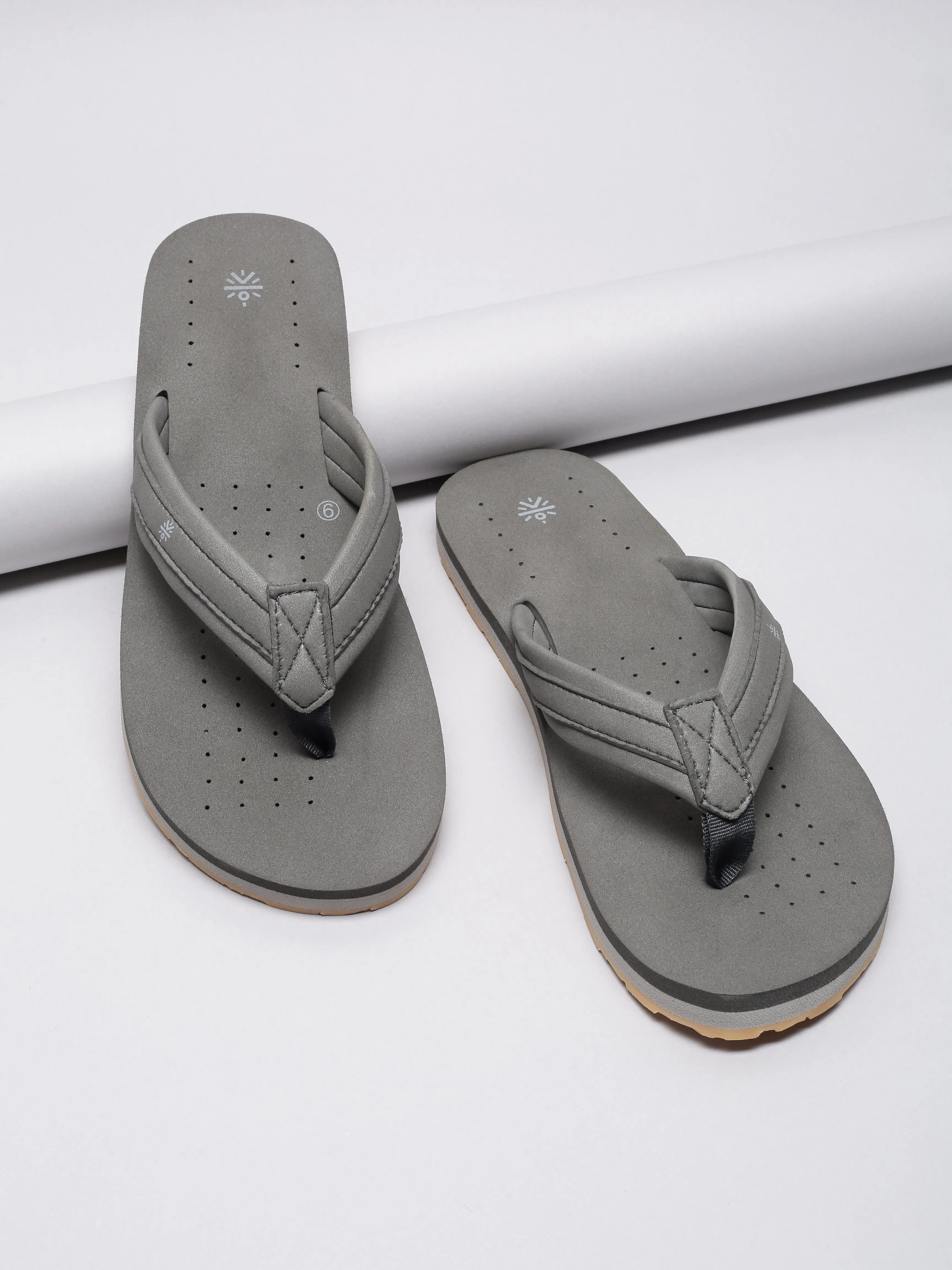 cult Men's Breez Flip Flops - Grey