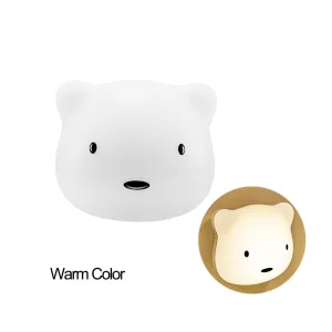 Cute Bear USB Touch-Sensor Night Wall Light